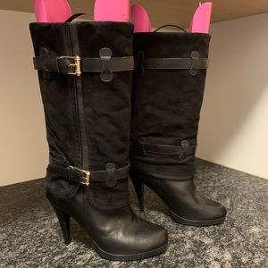 Cole Haan Nike Air Leather Boots Size 7